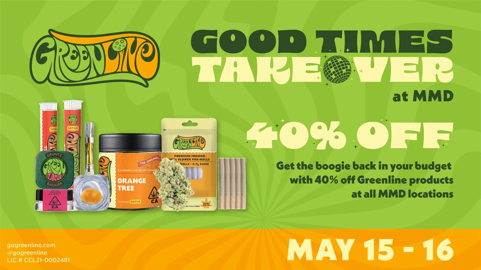 Greenline 40% Off Image