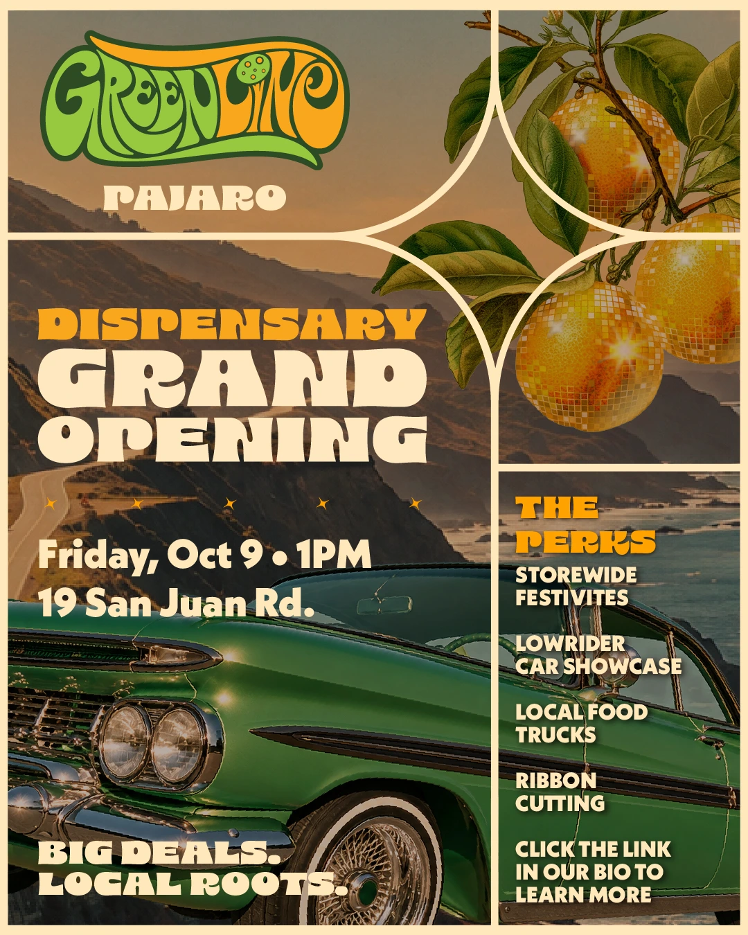 event info flyer ribbon cutting 1 pm