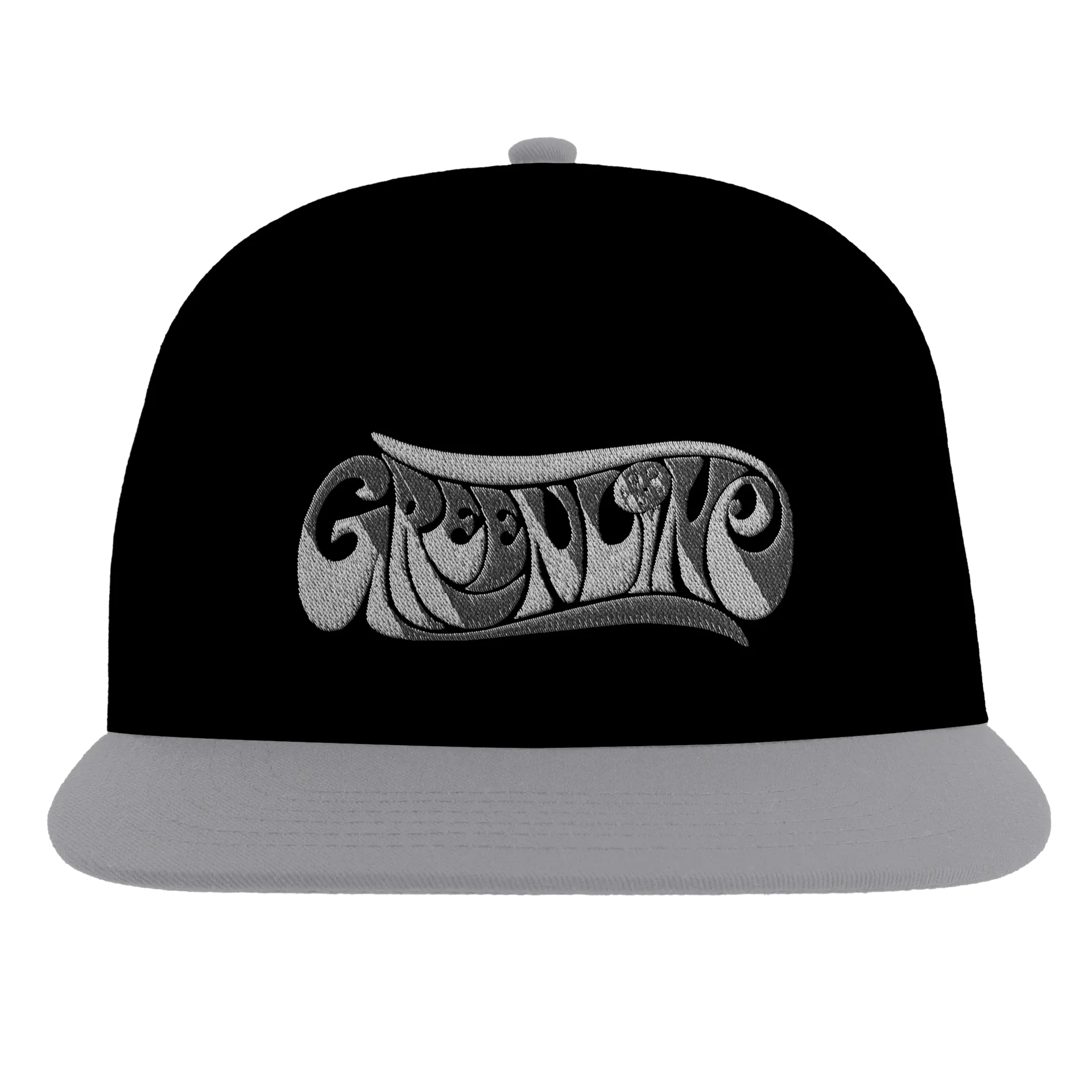 Embroidered Greenline Original Flat Peak Snapback