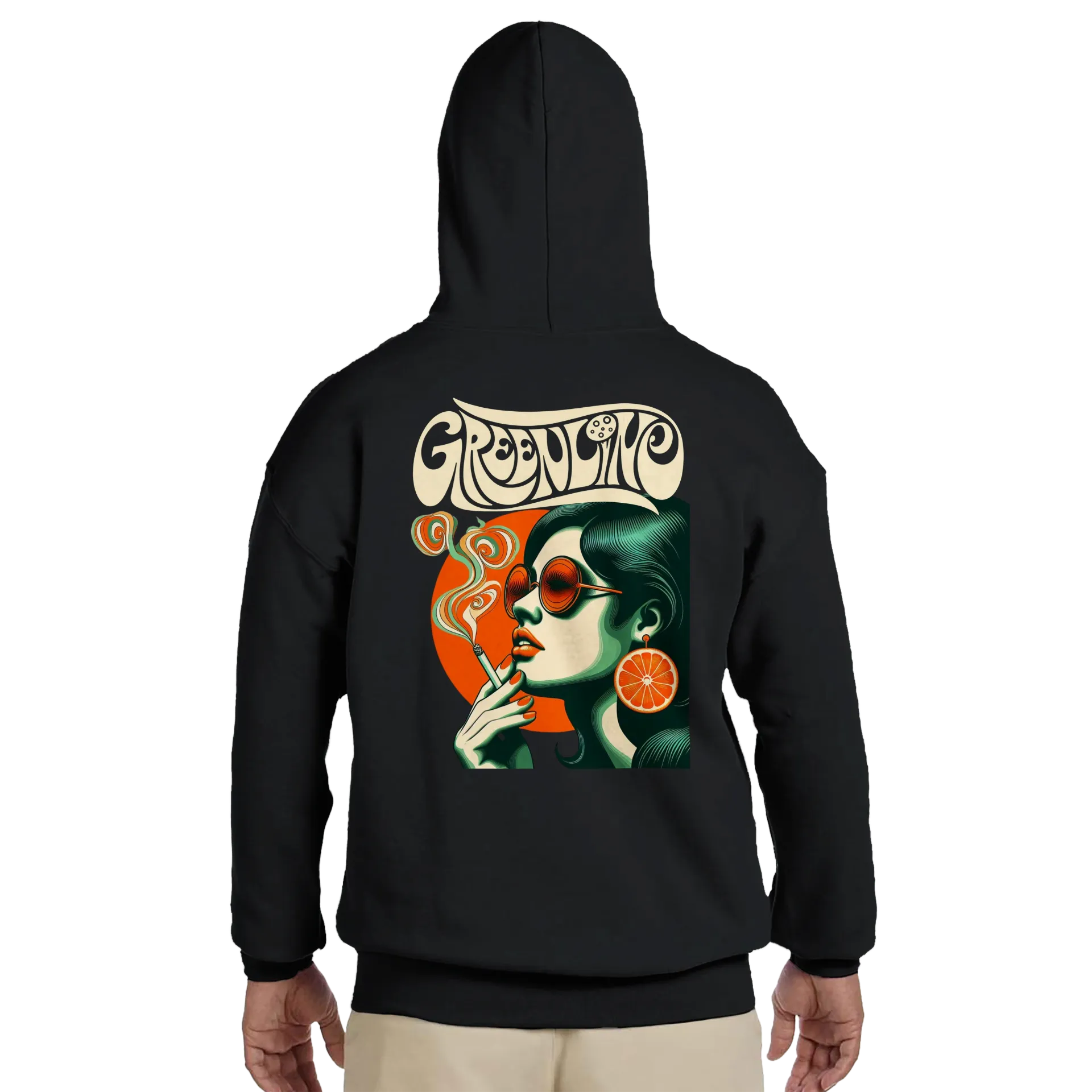 "Greenline Girl" Black Unisex Hoodie (S)